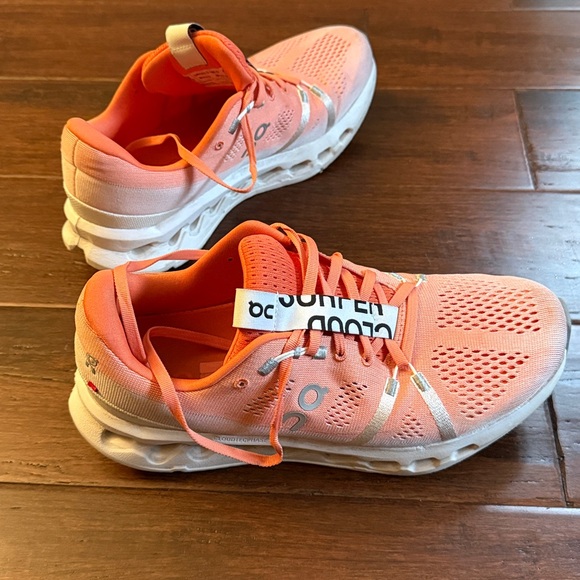 On Running Cloudsurfer Peach Sneakers - Picture 1 of 6